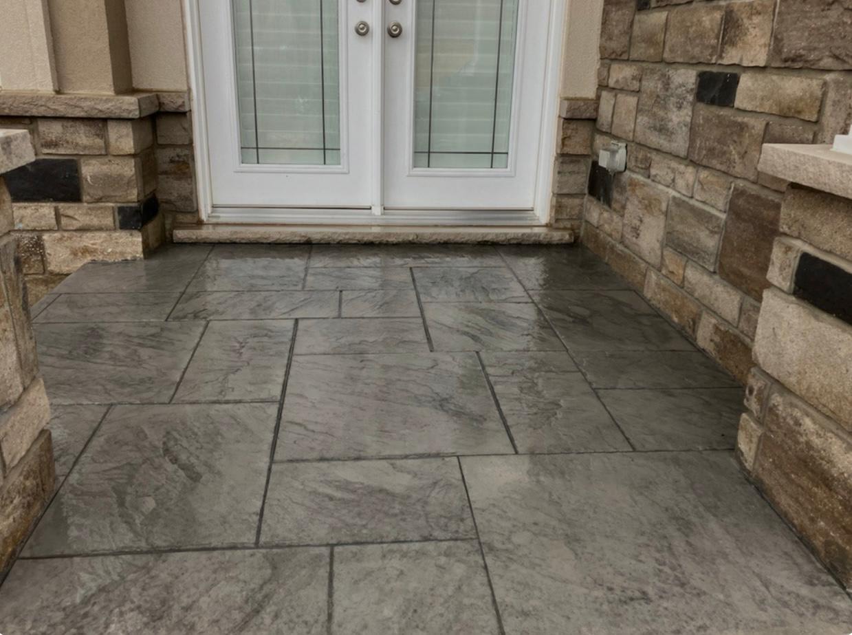 Avalon Ashlar stamped concrete